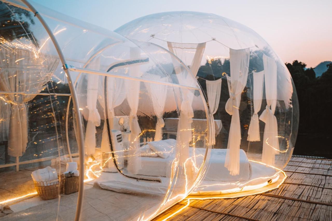 The Three Bubble Houses ไทรโยค ภายนอก รูปภาพ