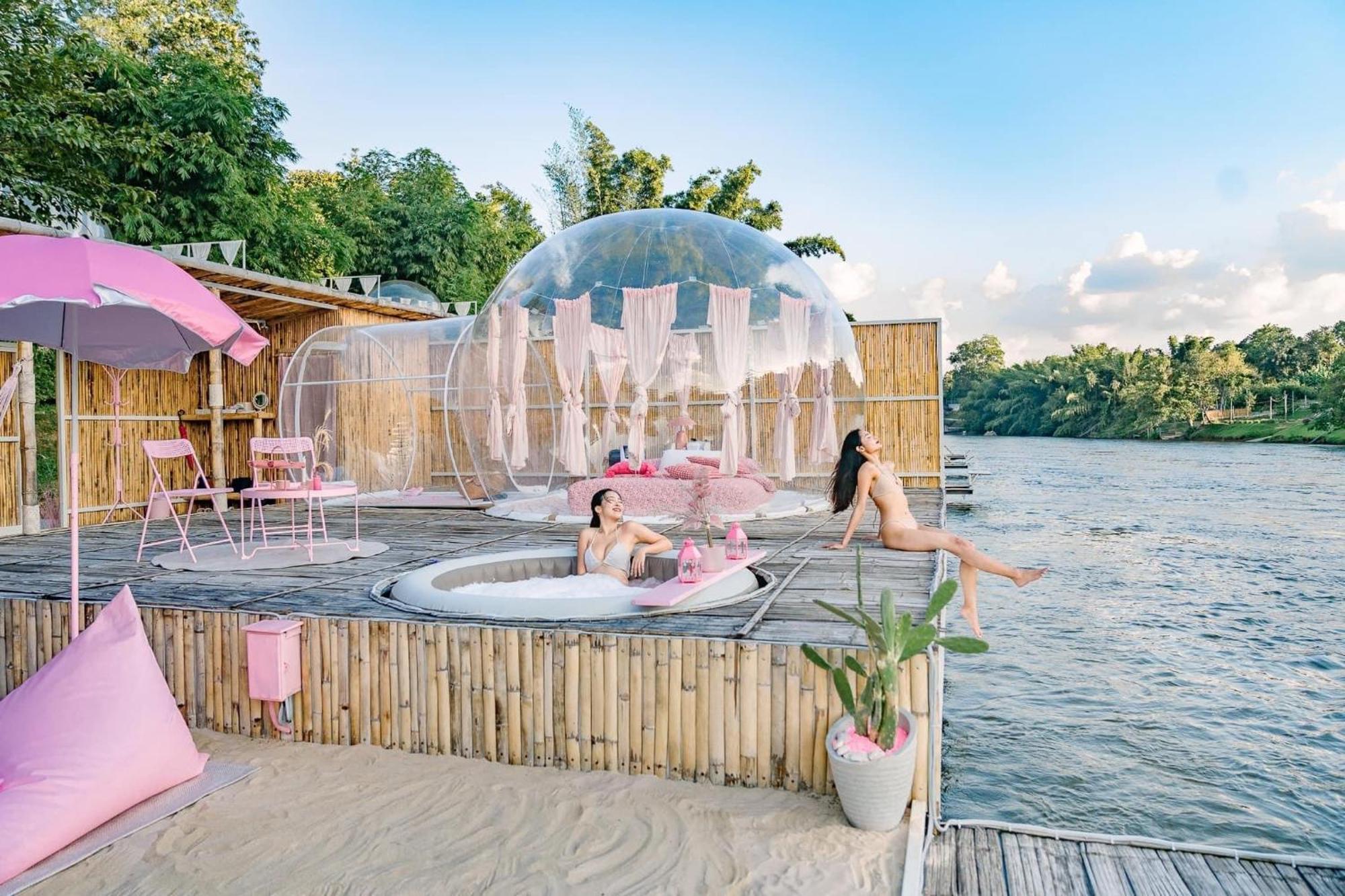 The Three Bubble Houses ไทรโยค ภายนอก รูปภาพ